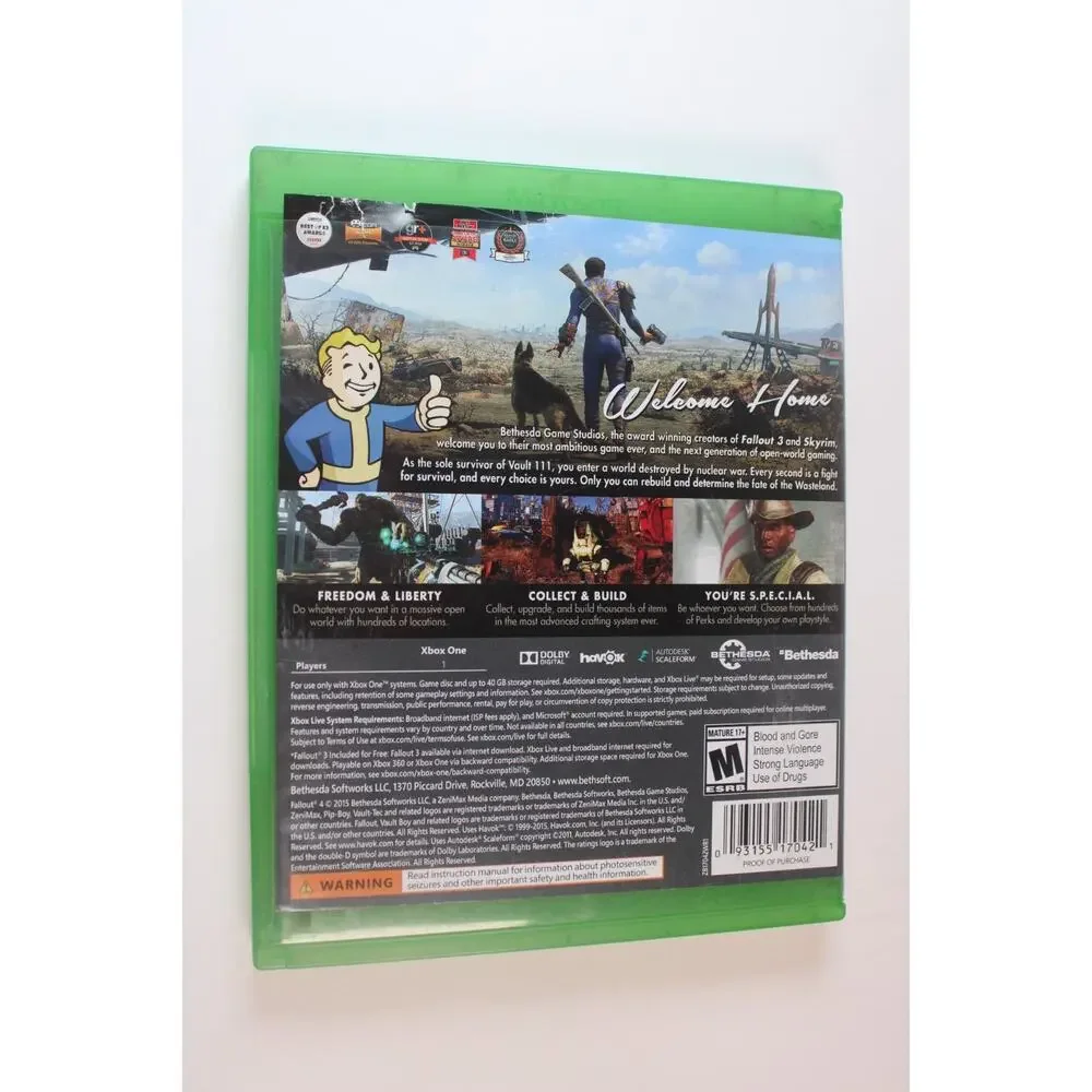 Fallout 4 (Microsoft Xbox One edition) Authentic, complete, tested/works
